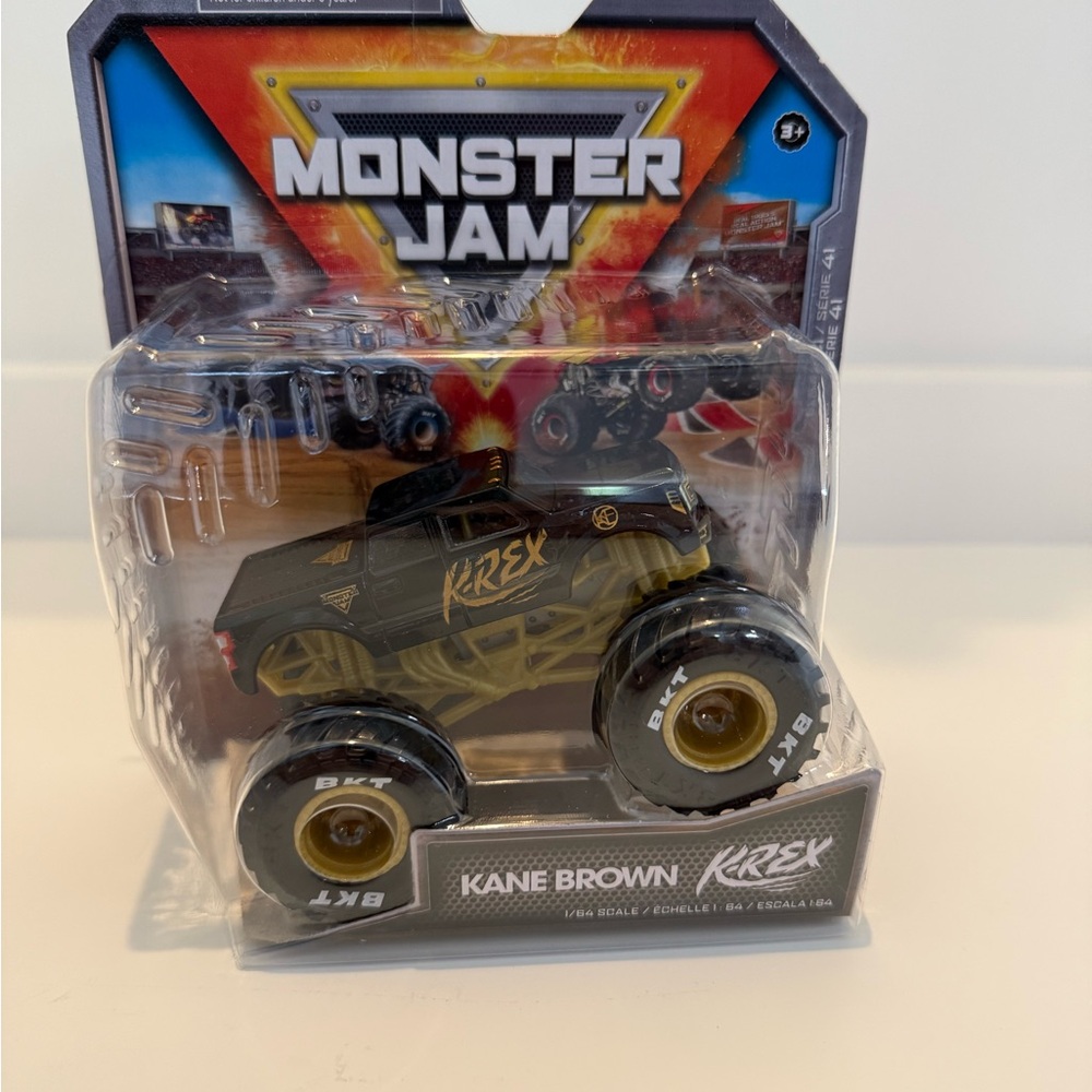 Kane brown Monster Jam Toy Truck with Oversized Wheels series 41